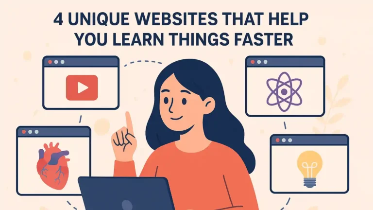 4 Unique Websites That Help You Learn Things Faster