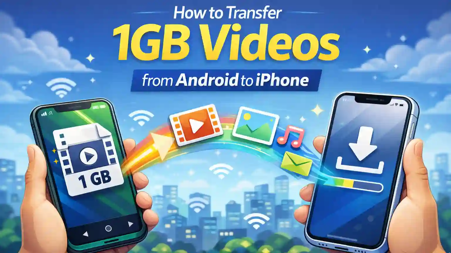 How to Transfer 1GB Videos from Android to iPhone