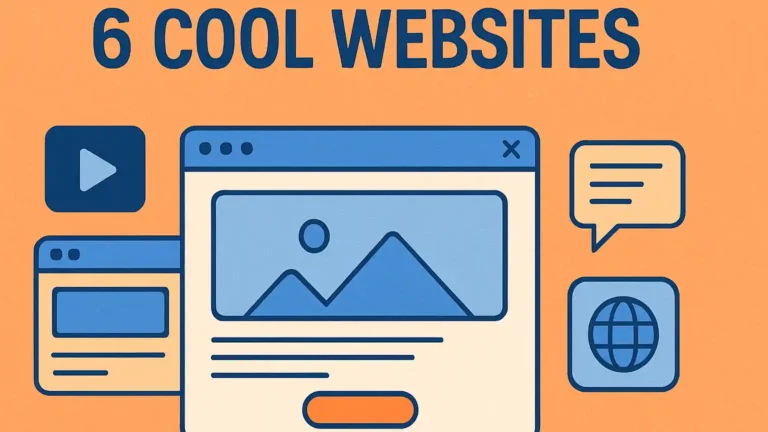 6 Cool Websites